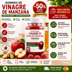 Gummies de Vinagre de Manzana para Digestión y Adelgazamiento – Gomitas Keto Detox 60 Unidades