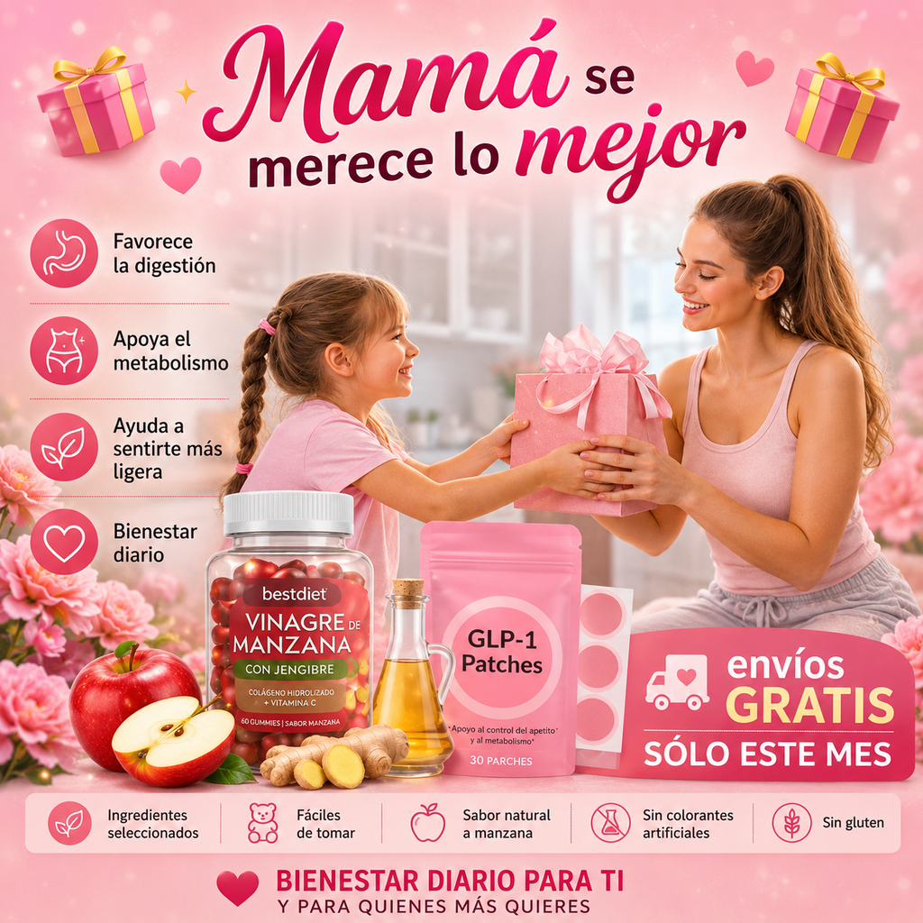 Gummies de Vinagre de Manzana para Digestión y Adelgazamiento – Gomitas Keto Detox 60 Unidades